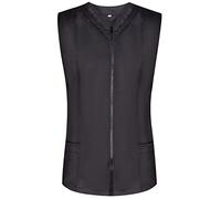 Misemiya - VÊTEMENTS DE Travail Femme sans Manches Blanc/Noir Uniforme Clinique HÔPITAL Nettoyage VÉTÉRINAIRE SANTÉ HÔTELLERIE Ref: 818 - Small, Noir 22