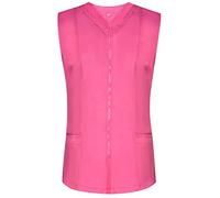 Misemiya - VÊTEMENTS DE Travail Femme sans Manches Blanc/Noir Uniforme Clinique HÔPITAL Nettoyage VÉTÉRINAIRE SANTÉ HÔTELLERIE Ref: 818 - Medium, Rose 22