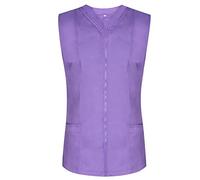 Misemiya - VÊTEMENTS DE Travail Femme sans Manches Blanc/Noir Uniforme Clinique HÔPITAL Nettoyage VÉTÉRINAIRE SANTÉ HÔTELLERIE Ref: 818 - X-Large, Lilas 22