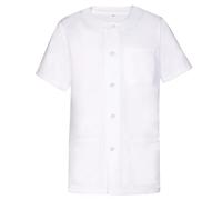 Misemiya - VÊTEMENTS DE Travail Monsieur COL Rond Manches Courtes Uniforme Clinique HÔPITAL Nettoyage VÉTÉRINAIRE SANTÉ HÔTELLERIE Ref.832 - Large, Blanc