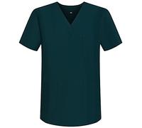 Misemiya - VÊTEMENTS DE Travail Unisex COL PIC Manches Courtes Médicaux Unisexe - BZ-6801 - Medium, Vert 68