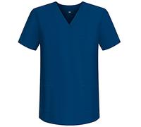 Misemiya - VÊTEMENTS DE Travail Unisex COL PIC Manches Courtes Médicaux Unisexe - BZ-6801 - Small, Bleu Marine 68