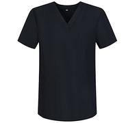 Misemiya - VÊTEMENTS DE Travail Unisex COL PIC Manches Courtes Médicaux Unisexe - BZ-6801 - XX-Large, Noir 68