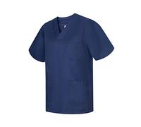 Misemiya - VÊTEMENTS DE Travail Unisex COL PIC Manches Courtes Médicaux Unisexe - Ref.817 - Small, Bleu Marine