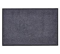 Misento Paillasson Wash & Clean, comme paillasson à l'intérieur ou comme paillasson à l'extérieur sous abri - paillasson très Absorbant 60 x 90 cm Gris