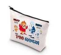 Miser Brothers Trousse de maquillage Miser Brothers Gifts Heat and Snow are Too Much Pochette zippée de Noël, Heat Uk