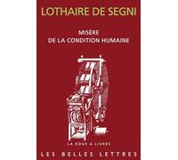 Misère de la condition humaine