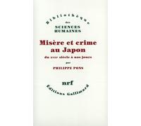 Misère et crime au Japon Philippe Pons (Auteur)