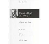 Miserere Mei, Deus – Chœur mixte et piano/orgue – Partitions pour chorales – Chester Music