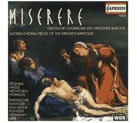 Miserere : Pieces Baroques Chorales De Dresde Zelenka, Hasse, Heinichen Reinische Kantorei