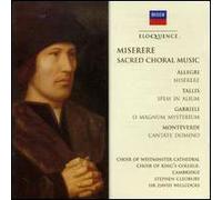 Miserere sacred choral wo