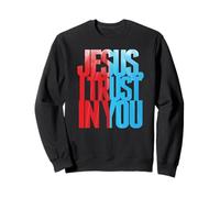 Miséricorde Divine Jésus, J'Ai Confiance en Toi St Faustine Sweatshirt