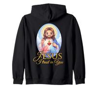 Miséricorde Divine, Jésus, J'Ai Confiance en Vous, Enfants chrétiens catholiques Sweat à Capuche