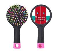 Misery Loves Company Brosse à cheveux démêlante Art déco avec base coussin