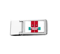 Misery Loves Company Portefeuille fin en acier inoxydable avec pince à billets