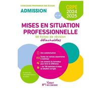 Mises En Situation Professionnelle Concours Professeur Des Écoles - 50 Fiches De Révision - Edition 2024-2025
