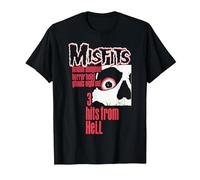 Misfits 3 Hits from Hell T-Shirt, Homme, Noir, XXL