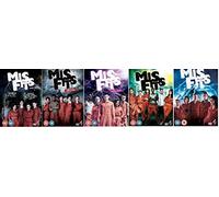 Misfits Complete Channel 4 TV Series All 37 Episodes (12 Disc) DVD Box Set Collection Series 1, 2, 3, 4, 5 + Extras + Gag Reels, Behind the Scenes and many more.. by Robert Sheehan