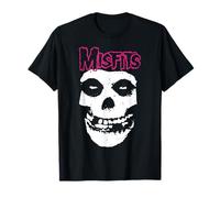 Misfits Pink Logo Skull T-Shirt