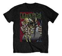 Misfits - T-Shirt # S Black Unisex # Pushead [Import]