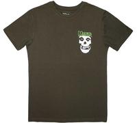 Misfits - T-shirt "Skull & Logo" pour homme/femme Unie RO11563 (XL) (Vert)