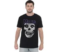 Misfits - T-Shirt Unisexe avec Logo tête de Mort, Noir, Taille M