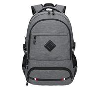 MisFox Sac à Dos Ordinateur 15.6 Pouces Homme Imperméable Sac à Dos d'affaires Portable avec Port de Charge USB Sac à Dos Fonctionnel pour Loisirs/Affaire/Scolaire