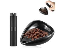MisFun 1 jeu de gobelets doseurs et vaporisateurs pour grains de café en céramique et vaporisateur RDT - Idéal pour les amateurs d'expresso, kit d'accessoires barista pour café, thé, brassage
