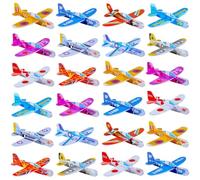 MisFun 30 Pièces Avion Polystyrene Planeur, Planeur Polystyrene, Throwing Foam Plane, Avion Polystyrene, Avions en Polystyrène Expansé, Cadeaux d'anniversaire pour Garçons Filles