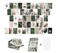 MisFun 50 Pièces Collage Murale, Aesthetic Room Decor, Affiche Decoration Murale, Poster Aesthetic, Deco Chambre Aesthetic, avec 120 Points D'adhésif, pour Décoration D'art Mural de Chambre (D)