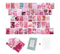 MisFun 50 Pièces Collage Murale, Aesthetic Room Decor, Affiche Decoration Murale, Poster Aesthetic, Deco Chambre Aesthetic, avec 120 Points D'adhésif, pour Décoration D'art Mural de Chambre (B)