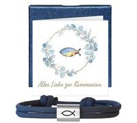 MisFun Cadeau Bapteme Fille Ajustable 15-30CM Cadeau Confirmation Garcon | Est Livré Dans Coffret avec Carte de Vœux pour Confirmation Baptême et Communion des Enfants Garçons et Filles