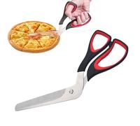 MisFun Ciseaux à Pizza, Coupe Pizza Ciseaux de Cuisine Multifonctionnels, Roulette Pizza avec Lame Tranchante en Acier Inoxydable de Qualité Alimentaire, Passe au Lave Vaisselle, Pizza Cutter 27CM