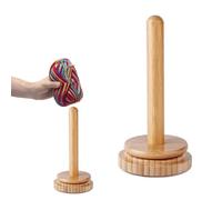 MisFun Dévidoir Laine, Porte Fil en Bois Pour Tricot, Distributeur de Fil en Bois Pour Crochet, Dérouleur de Laine Avec Roulement à Billes, Support de Laine en Bois, Support de Pelote de Laine
