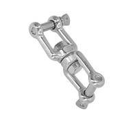 MisFun M8 Emerillon INOX Résistant Durable Manille INOX 8mm pour | Balancelles de Terrasse aux Chaises Suspendues aux Sacs de Sable aux Barbecues Rotatifs au Camping et à la Navigation