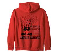 Misha Moose Mishaoblast Propagande rétro soviétique drôle Sweat à Capuche