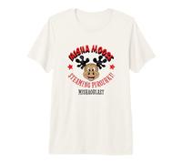 Misha Moose Mishaoblast Propagande rétro soviétique drôle T-Shirt Haut de Gamme