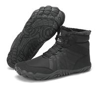Mishansha Barefoot Bottes de Neige Homme Bottines Chaussures d'hive Femme ImperméAble Winter Boots Randonnée Confortable Snowboots Foncé 42 EU
