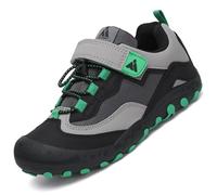 Mishansha Baskets Fille Garçon Respirant Enfant Chaussures de Sport Légères Low Top Sneakers, Souple Noir 38