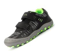 Mishansha Baskets Fille Garçon Respirant Enfant Chaussures de Sport Légères Low Top Sneakers, Trek Noir 29