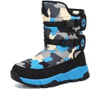 Mishansha Botte de Neige Enfant Chaussures Hiver Garçon Fille Tailles 24-38 | Hiver, Bottines Chaudes De Coton, Antidérapantes, Extérieures, Chaussure neige, Fourrées, Randonnée, Trekking