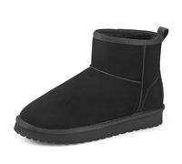 Mishansha Bottes de Neige Courtes Femme Fourrées 36-42 EU | Chaussures d'Hiver, Chaudes, Antidérapantes, Maison et Extérieur, Trajets Quotidiens