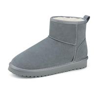 Mishansha Bottes de Neige Courtes Femme Fourrées 36-42 EU | Chaussures d'Hiver, Chaudes, Antidérapantes, Maison et Extérieur, Trajets Quotidiens