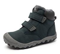 Mishansha Bottine Enfants Hiver Chaussure Neige Fille Fourrees Bottes Hiver Garçon Chaussure Boots Randonnée Apres Ski Bleu,GR.35
