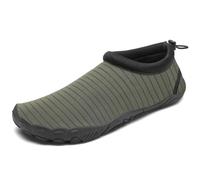 Mishansha Chaussure Aquatique Homme Femme Chaussures d'eau Respirant Antidérapant Chausson de Plage pour Mer Piscine Riviere Natation Canyoning Voile, Vert, 44 EU