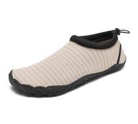 Mishansha Chaussure Aquatique Homme Femme Chaussures d'eau Respirant Antidérapant Chausson de Plage pour Mer Piscine Riviere Natation Canyoning Voile, Tortilla Marron, 42 EU