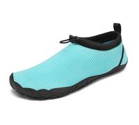Mishansha Chaussure Aquatique Homme Femme Chaussures d'eau Respirant Antidérapant Chausson de Plage pour Mer Piscine Riviere Natation Canyoning Voile, Bleu Saphir, 38 EU