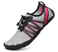 Mishansha Chaussures Aquatique Homme Chaussures de Plage Femme Gris Clair 40