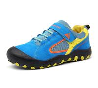 Mishansha Chaussures de Randonnée Enfants Antidérapant Garçons Chaussures de Trekking Respirant Baskets pour Filles, Bleu 24 EU