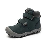 Mishansha Enfant Chaussure Hiver Garçon Bottines Fille Bottes Neige Chaude Confortables Chaussures De Coton Casual Baskets Bleu, Gr.34